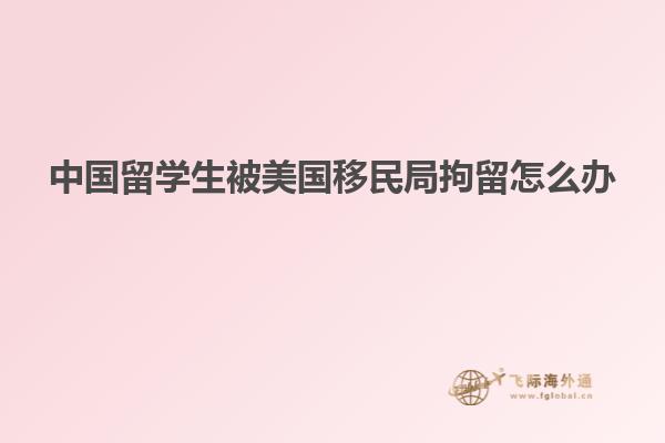 中国留学生被美国移民局拘留怎么办