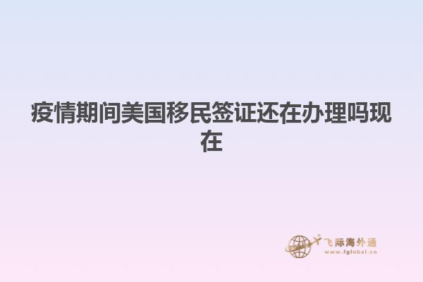 疫情期间美国移民签证还在办理吗现在