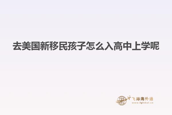 去美国新移民孩子怎么入高中上学呢