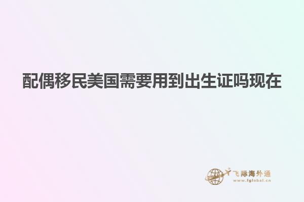 配偶移民美国需要用到出生证吗现在