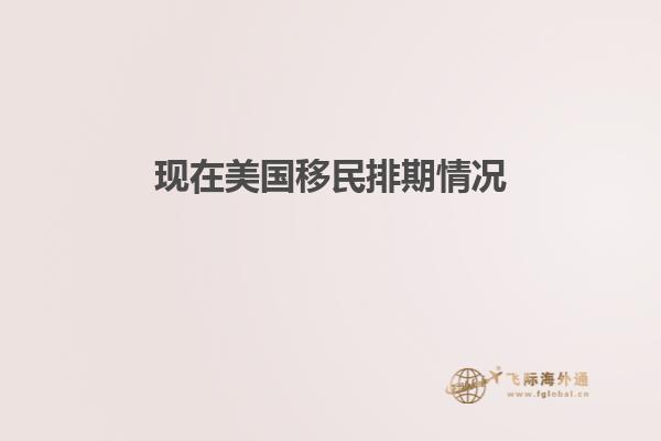 现在美国移民排期情况