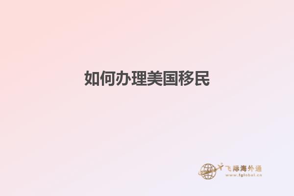 如何办理美国移民