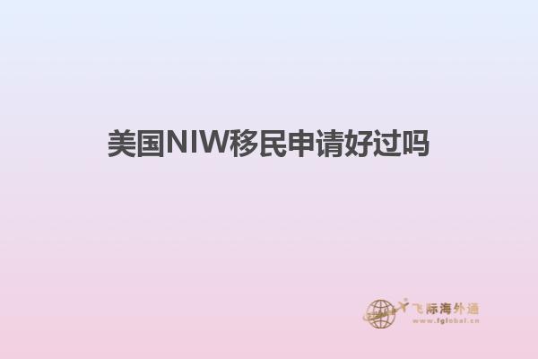美国NIW移民申请好过吗
