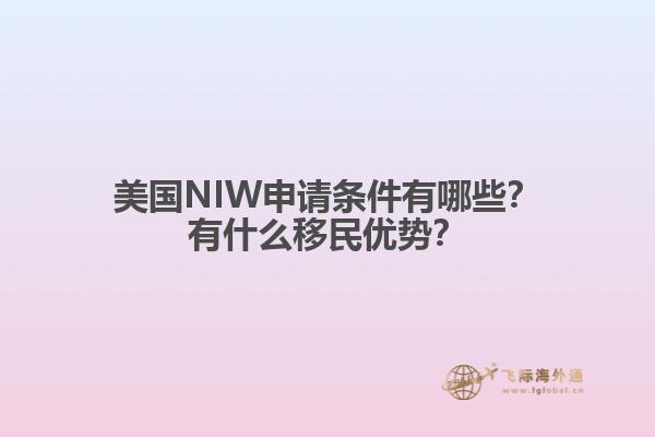 美国NIW申请条件有哪些？有什么移民优势？