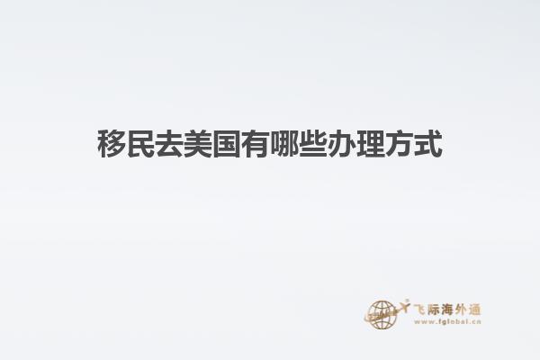 移民去美国有哪些办理方式