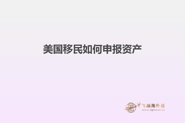 美国移民如何申报资产