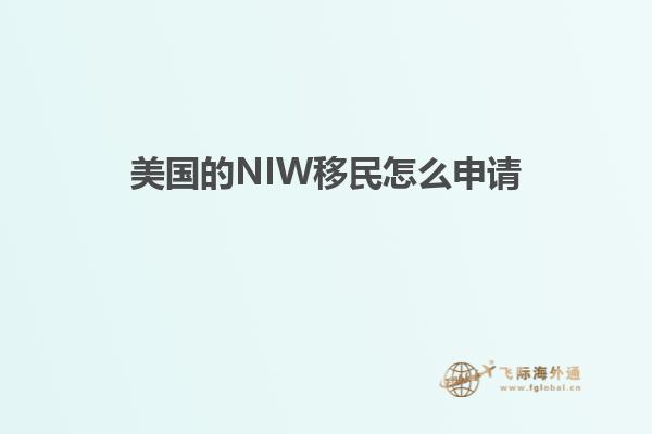 美国的NIW移民怎么申请