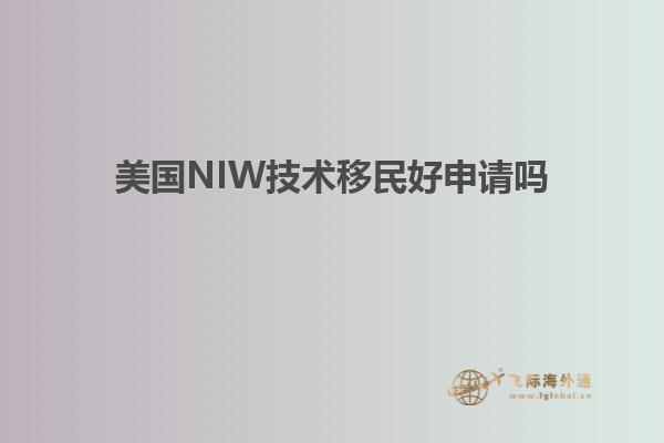 美国NIW技术移民好申请吗