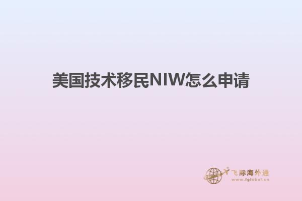 美国技术移民NIW怎么申请