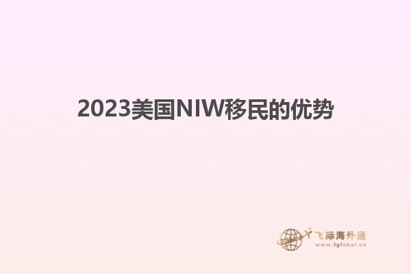 2023美国NIW移民的优势