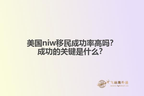 美国niw移民成功率高吗？成功的关键是什么？