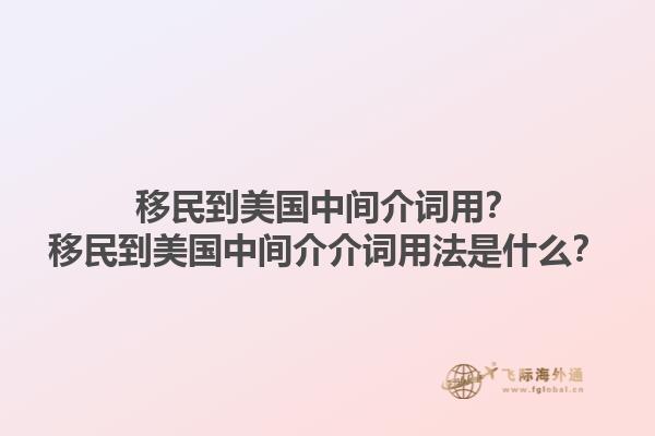 移民到美国中间介词用？移民到美国中间介介词用法是什么？1.jpg