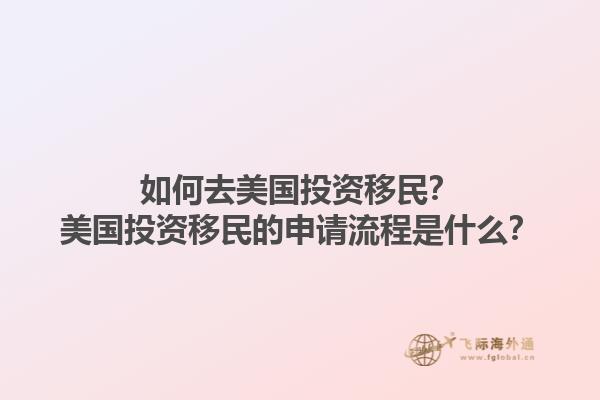 如何去美国投资移民？美国投资移民的申请流程是什么？1.jpg