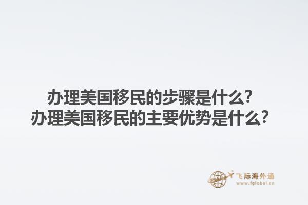 办理美国移民的步骤是什么？办理美国移民的主要优势是什么？1.jpg