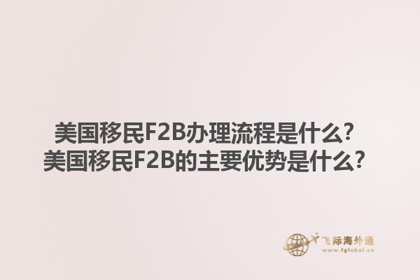 美国移民F2B办理流程是什么？美国移民F2B的主要优势是什么？