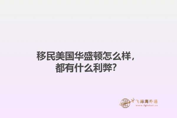 移民美国华盛顿怎么样，都有什么利弊？1.jpg