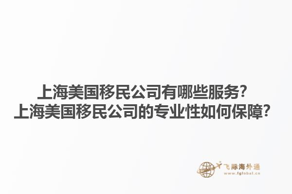 上海美国移民公司有哪些服务？上海美国移民公司的专业性如何保障？1.jpg