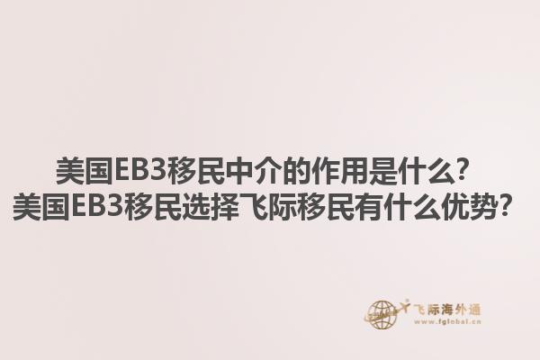 美国EB3移民中介的作用是什么？美国EB3移民选择飞际移民有什么优势？1.jpg