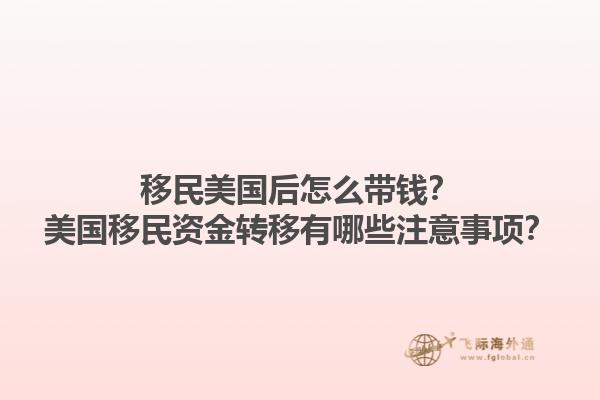移民美国后怎么带钱？美国移民资金转移有哪些注意事项？1.jpg