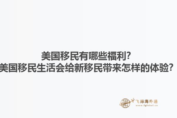 美国移民有哪些福利？美国移民生活会给新移民带来怎样的体验？1.jpg