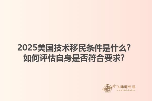 2025美国技术移民条件是什么？如何评估自身是否符合要求？1.jpg
