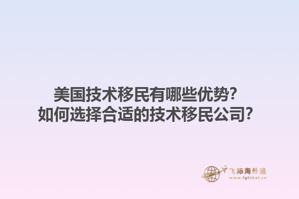 美国技术移民有哪些优势？如何选择合适的技术移民公司？1.jpg
