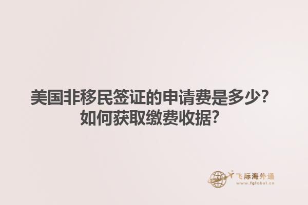 美国非移民签证的申请费是多少？如何获取缴费收据？1.jpg