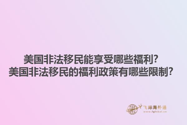 美国非法移民能享受哪些福利？美国非法移民的福利政策有哪些限制？1.jpg