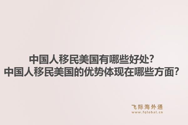 中国人移民美国有哪些好处？中国人移民美国的优势体现在哪些方面？1.jpg