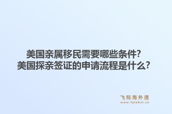 美国亲属移民需要哪些条件？美国探亲签证的申请流程是什么？1.jpg