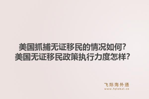 美国抓捕无证移民的情况如何?美国无证移民政策执行力度怎样?1.jpg