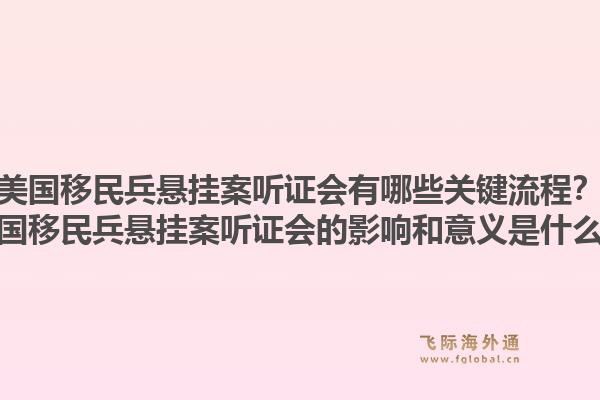 美国移民兵悬挂案听证会有哪些关键流程？美国移民兵悬挂案听证会的影响和意义是什么？1.jpg
