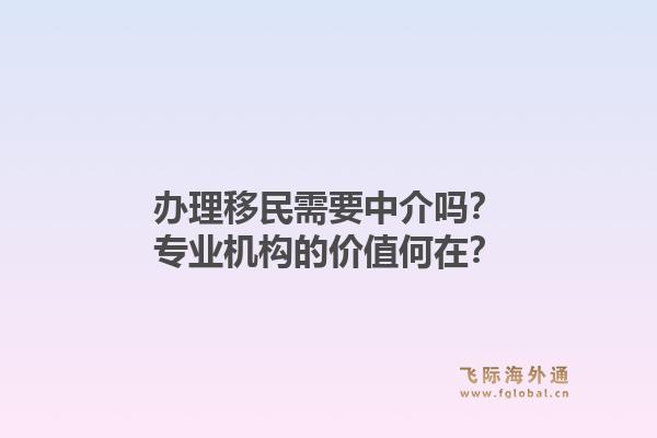 办理移民需要中介吗？专业机构的价值何在？1.jpg