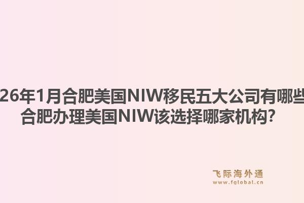 2026年1月合肥美国NIW移民五大公司有哪些?合肥办理美国NIW该选择哪家机构?1.jpg