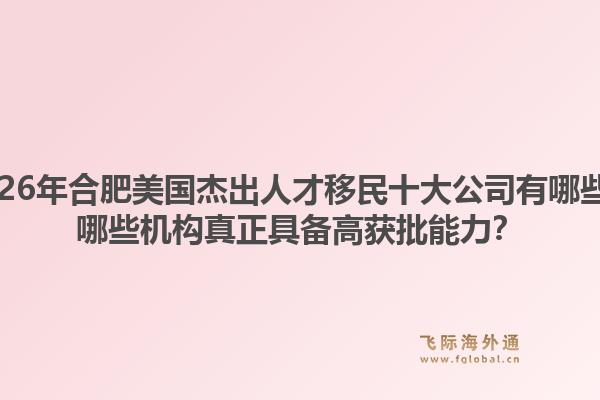 2026年合肥美国杰出人才移民十大公司有哪些?哪些机构真正具备高获批能力?1.jpg