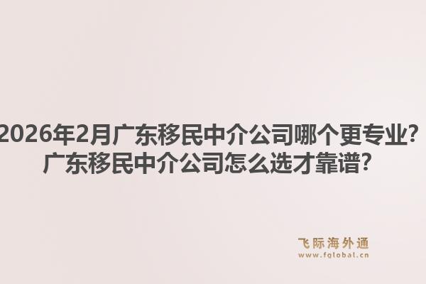 2026年2月广东移民中介公司哪个更专业？广东移民中介公司怎么选才靠谱？1.jpg