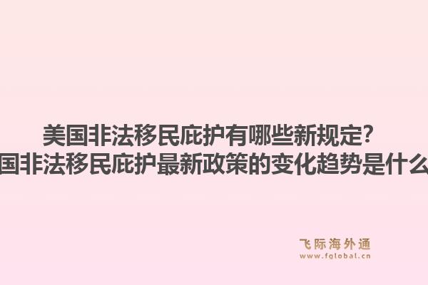 美国非法移民庇护有哪些新规定？美国非法移民庇护最新政策的变化趋势是什么？1.jpg
