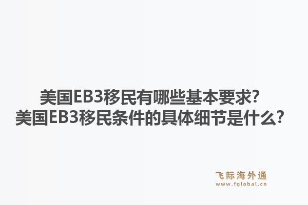 美国EB3移民有哪些基本要求？美国EB3移民条件的具体细节是什么？1.jpg