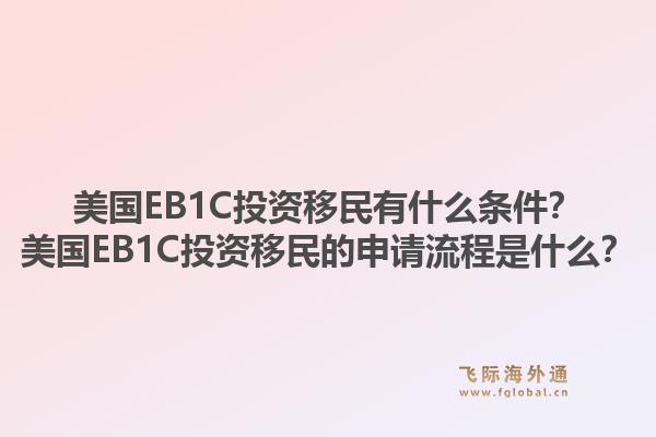 美国EB1C投资移民有什么条件？美国EB1C投资移民的申请流程是什么？1.jpg