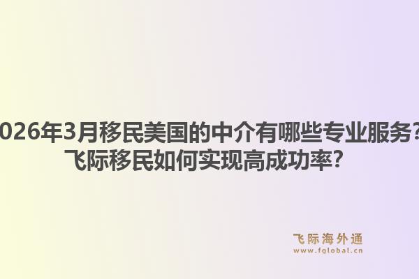 2026年3月移民美国的中介有哪些专业服务？飞际移民如何实现高成功率？1.jpg